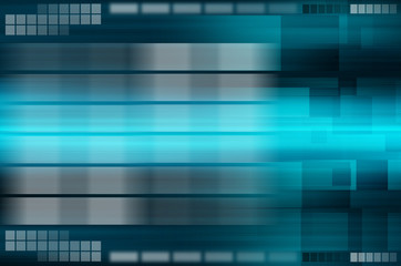 Blue virtual technology abstract background.