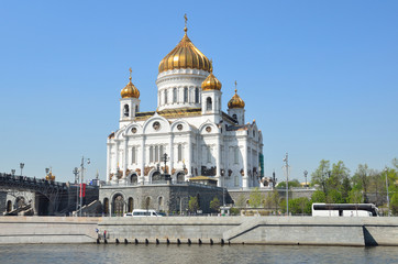 Fototapeta na wymiar Храм Христа Спасителя в Москве
