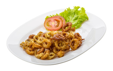 Fried squid rings