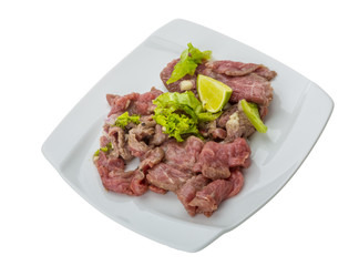 Beef carpaccio