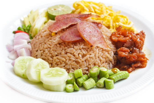 Fried rice with Shrimp paste.