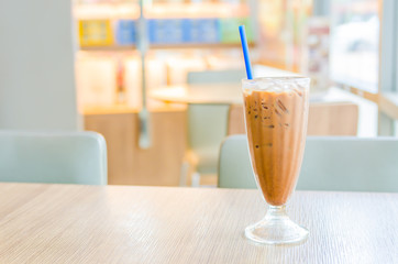 Iced mocha coffee