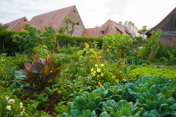 Bauerngarten im Elsass