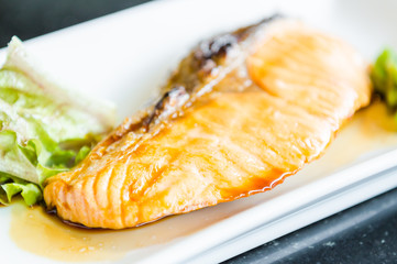 Salmon teriyaki