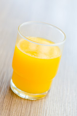 Orange juice glass