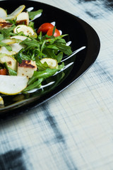 Classic salad with pear
