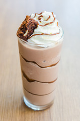 Chocolate smoothies