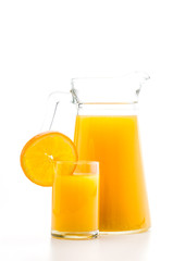 Orange juice glass