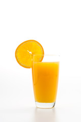Orange juice glass