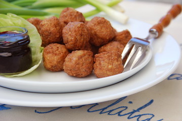 Köttbullar traditional Swedish meatballs