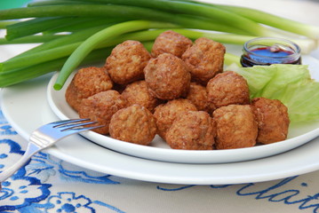 Köttbullar traditional Swedish meatballs