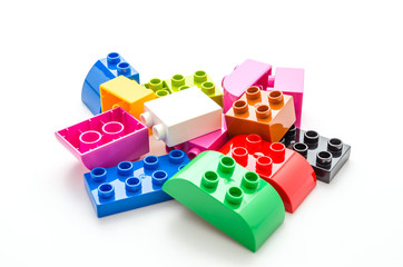 Plastic blocks toy