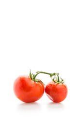 Tomato isolated on white