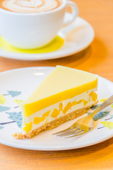 Mango cheesecake