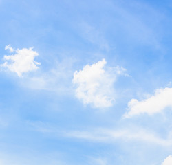 Cloud on blue sky