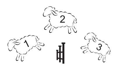 Conceptual illustration of insomnia