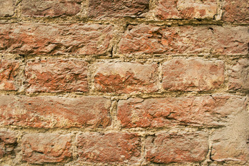background of old vintage brick wall