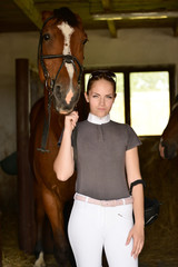 horse jumping