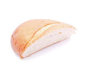 bread on a white background