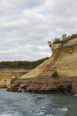 Fototapeta na wymiar Lake Superior Pictured Rocks