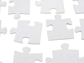 puzzle on white background