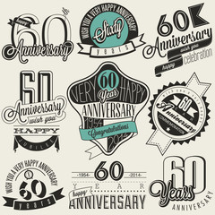 Vintage style 60th anniversary collection.