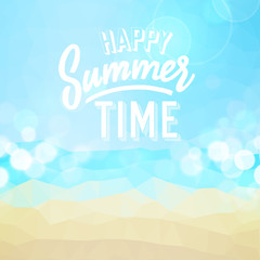 Summer holiday tropical beach background