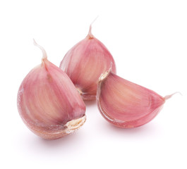 Garlic clove isolated on white background cutout