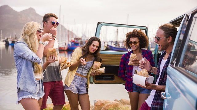 Friends on roadtrip