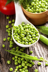 fresh green peas