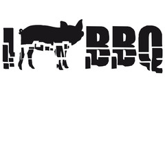 I Love BBQ Schwein Grillen