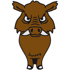 Böses Grimmiges Monster Wildschwein