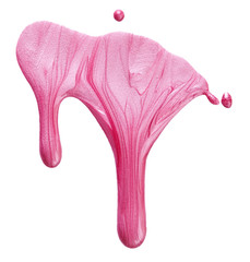 Blots of pink nail polish