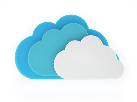 Concept Cloud on White Background