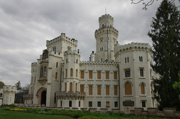 Fototapeta na wymiar Castle Hluboka nad Vltavou