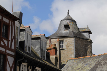 altstadt von quimper, bretagne, frankreich