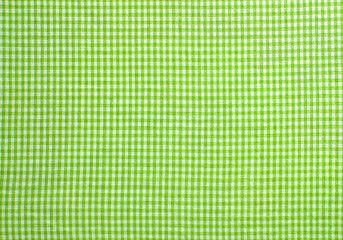 Grün und weiß karierter Hintergrund als Textur