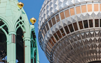 St. Marienkirche und Berliner Fernsehturm © pankow