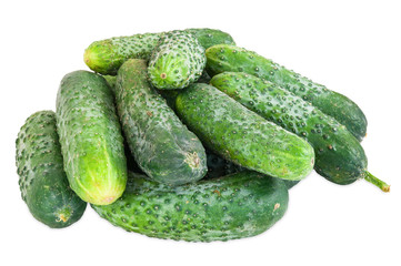 Stack of cucumbers