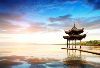 Naklejka premium China Hangzhou West Lake