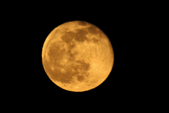 Luna llena, Sauceda, hurdes, Espa&ntilde;a