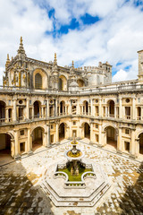 Fototapeta na wymiar Klasztory Chrystusa Tomar, Lizbona Portugalia