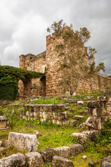 Byblos Castle Ruins Overgrown