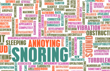 Fototapeta premium Snoring