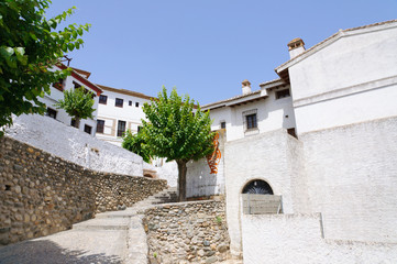 Fototapeta na wymiar Albayzin district in Granada, Spain