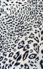 The fabric on striped leopard