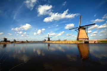 The Netherlands Kinderdijk Windmills