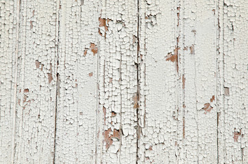 Cracked old painted wall