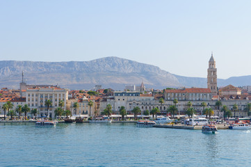 Cityscape of Split in Croatia