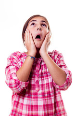 surprised little girl